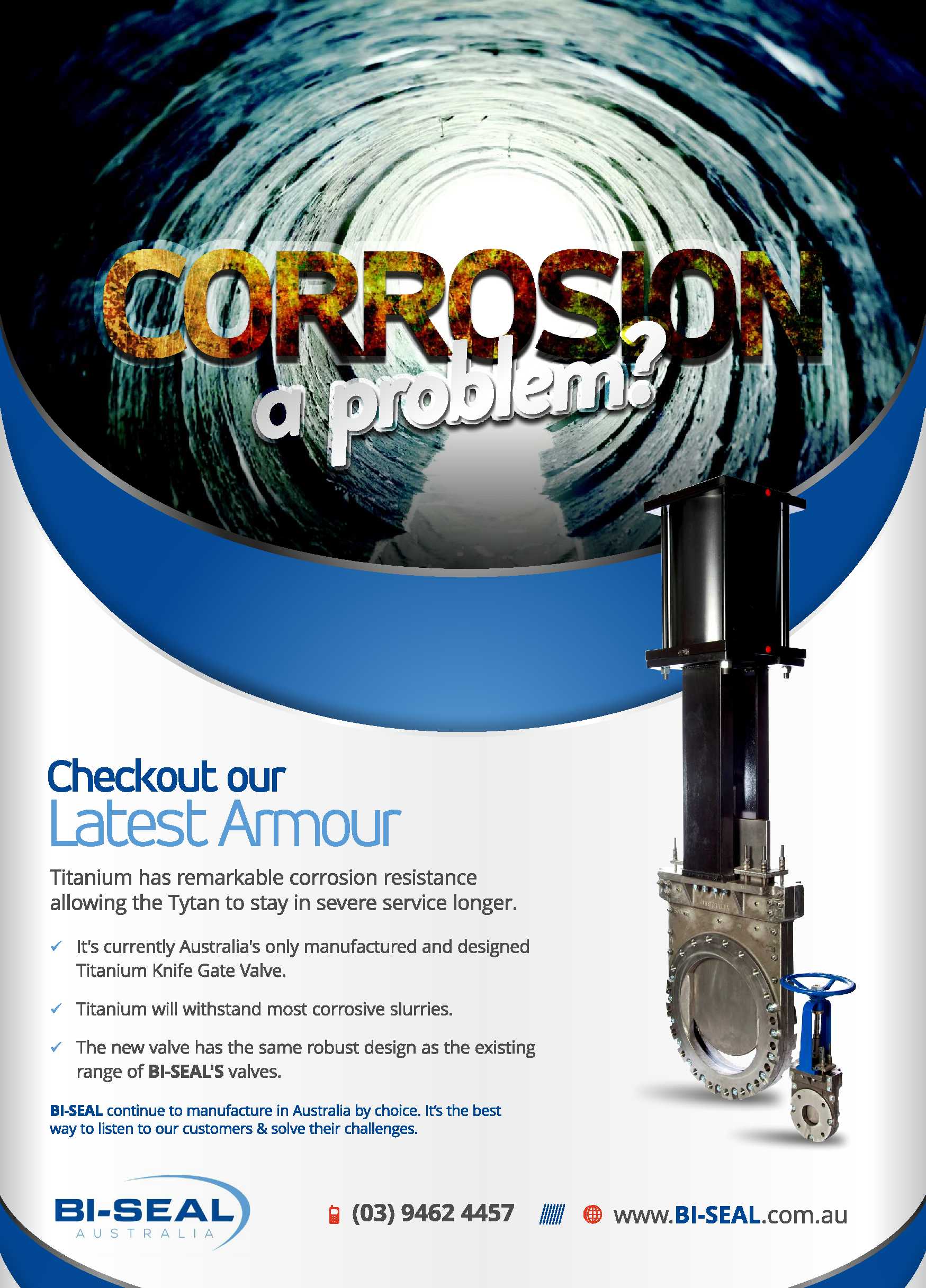 Tytan Knife gate valve